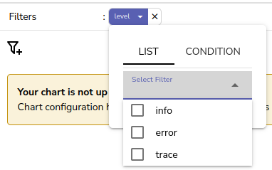 Image showing the filter drop down